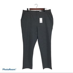 Gray Size XL Average Ponte Pants NWT Minor Flaw
